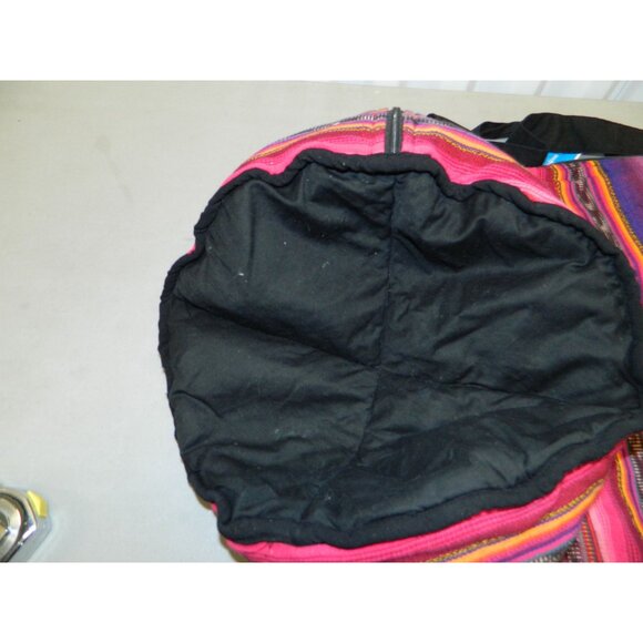 Peru Guatemala Colorful Striped Tote Bag Gym Travel Colorful Ethnic Weekender - Picture 4 of 7